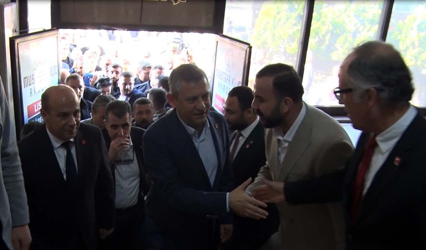 Özgür Özel Gaziantep ziyaretinde