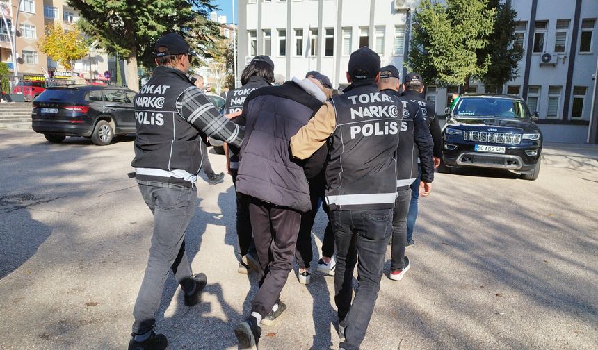 Tokat'ta yapılan uyuşturucu operasyonunda 3 kişi tutuklandı