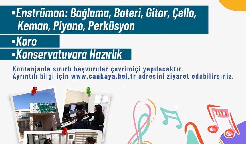 Çankaya'da Müzik Eğitimi Heyecanı