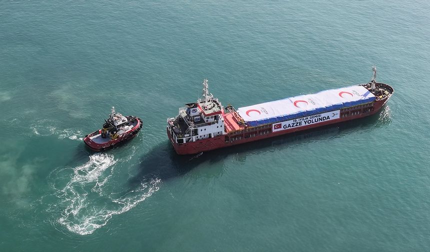 İyilik Gemisi Gazze için yola çıktı