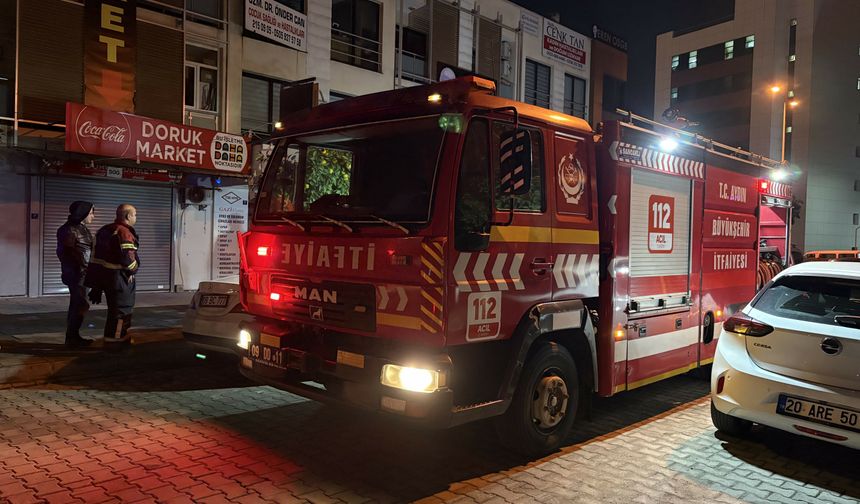 Aydın'da park ettiği aracı alevler sardı