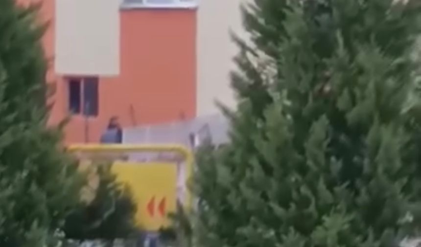 Bartın'da okul önünde intihara kalkıştı