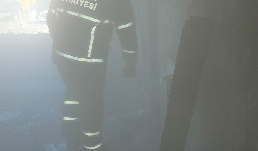 Batman'da apartman dairesinde yangın