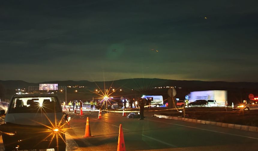 Bolu'da trafik kazası: 1 ölü, 1 yaralı