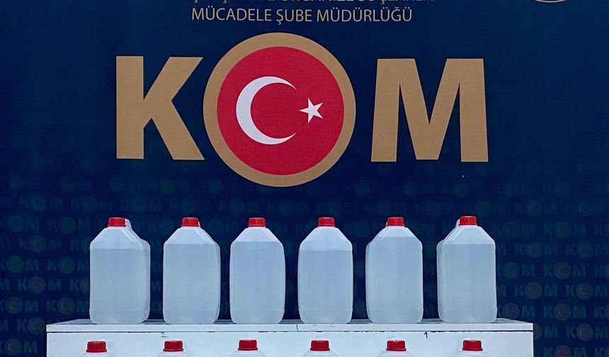 Kars'ta sahte içki operasyonu