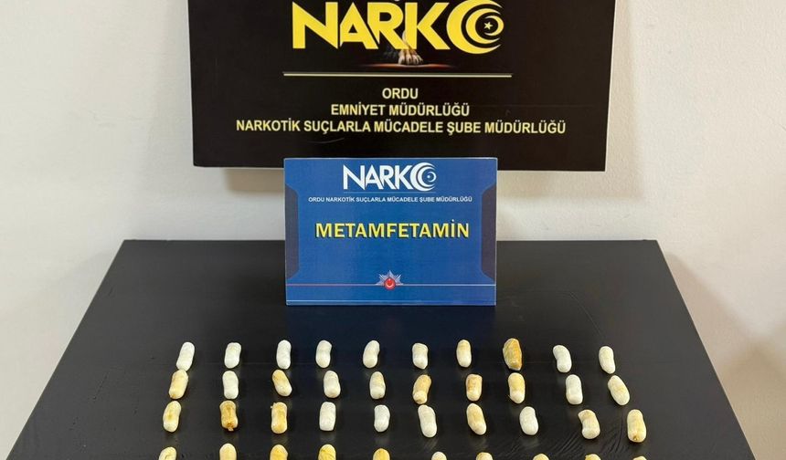 Midesinden 407 gram uyuşturucu çıktı