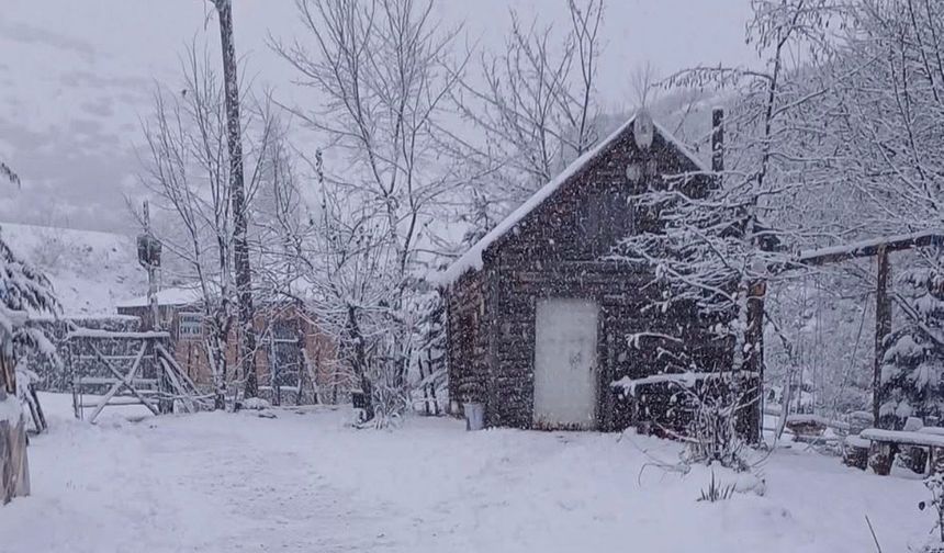 Ordu'nun yüksekleri beyaz gelinliği giydi