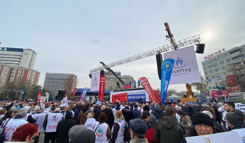 Emekliler Tandoğan’da Toplanıyor