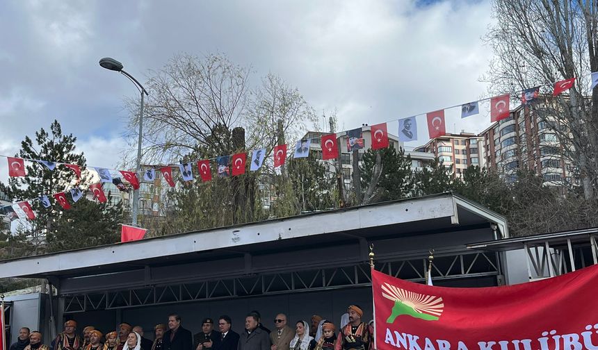 Atatürk’ün Ankara’ya gelişinin yıl dönümü Dikmen’de coşkuyla kutlandı