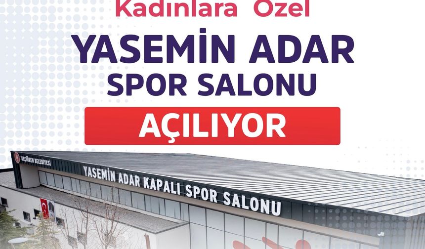 Keçiören'de kadınlara özel spor salonu açılıyor!