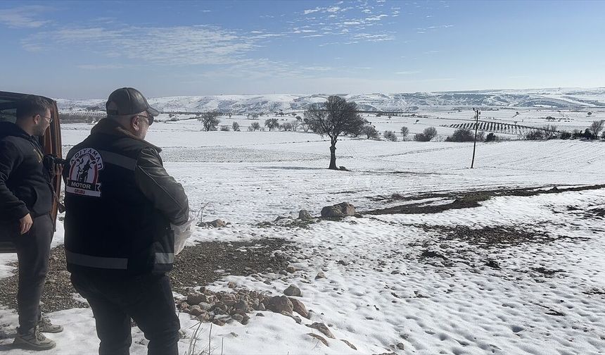 Kış mevsiminde Adıyaman'daki yaban hayvanları unutulmadı