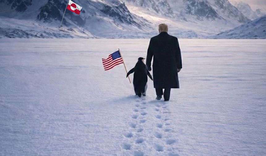 Beyaz Saray'dan değişik Grönland paylaşımı