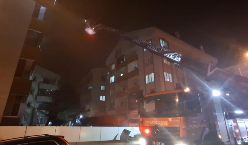 Bursa'da otel yangını paniğe yol açtı