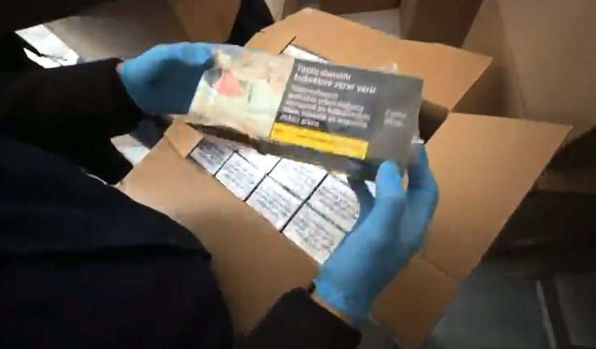 Edirne'de kaçak tütün operasyonu