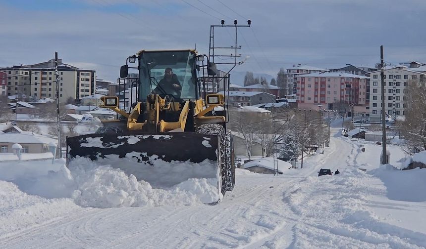Göle'de kar kalınlığı 80 santimetreye ulaştı