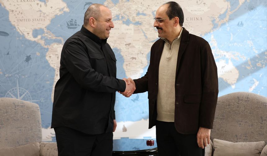 İbrahim Kalın ve Rustem Umerov bir araya geldi