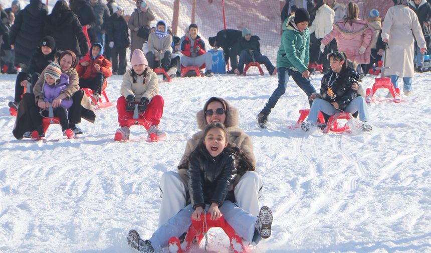 Kayak merkezlerinde sömestir yoğunluğu
