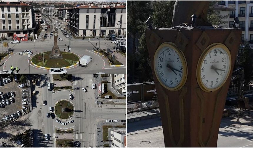 Adıyaman'daki 'saat kulesi' 3 yıldır 04.17'de durmaya devam ediyor