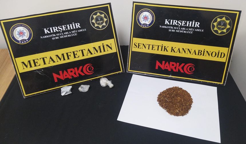 Kırşehir'de uyuşturucu operasyonu