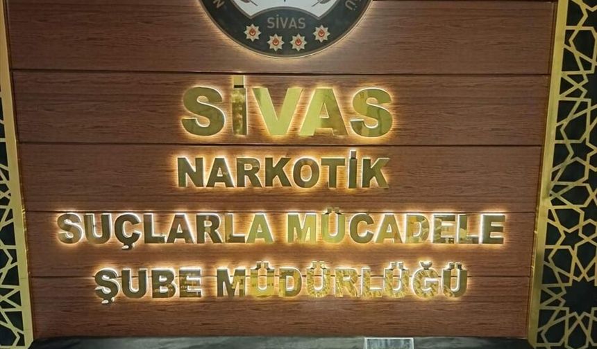 Sivas'ta uyuşturucu operasyonu:2 tutuklama