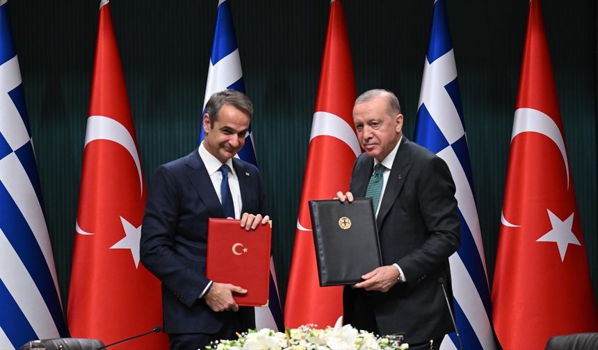 Türkiye ile Yunanistan arasında ortak bildiri imzalandı