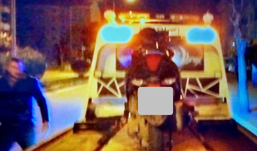 14 yaşındaki ehliyetsiz motosiklet sürücüsüne ceza yağdı