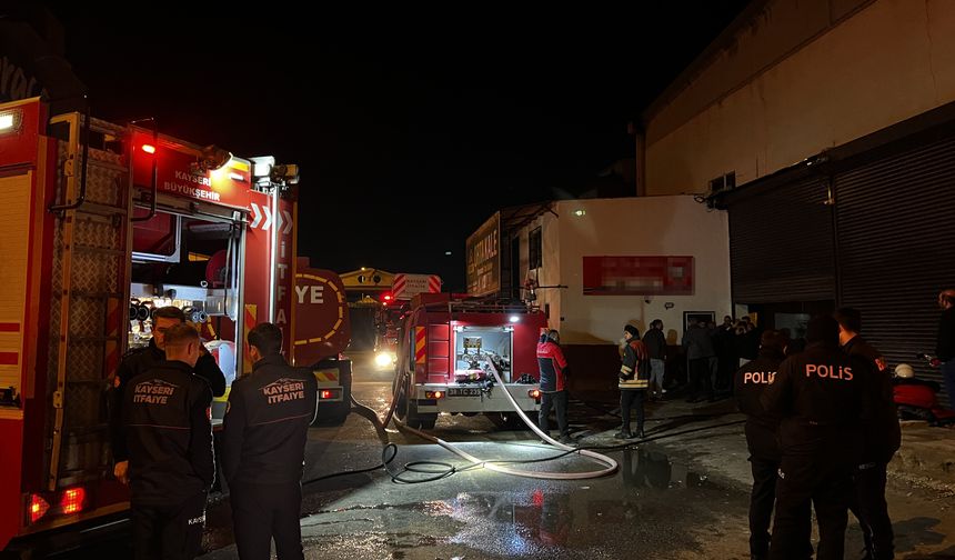 Kayseri'de Tesis Yandı