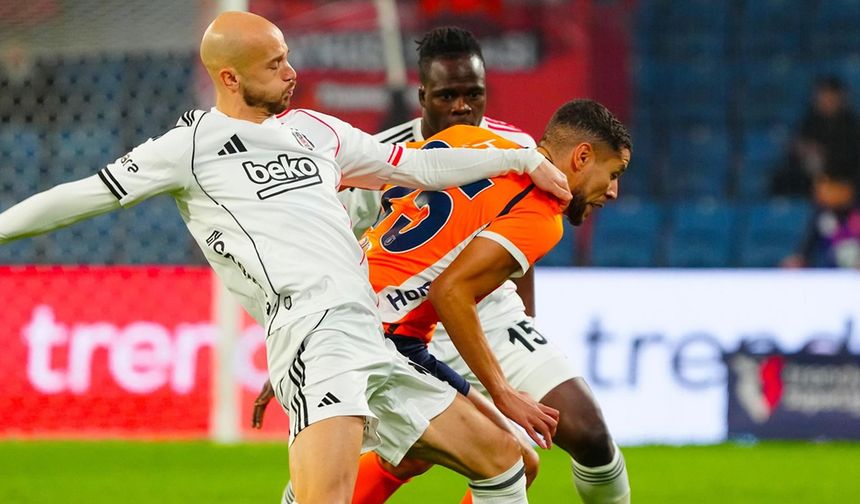 Beşiktaş’tan Başakşehir Deplasmanında Müthiş Geri Dönüş: 3-2