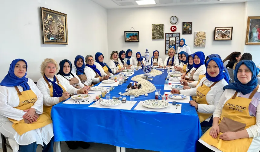 Çubuk’ta Sanatın "Mavi" Yolculuğu: Hayal Sanat Atölyesi’nde İlham Dolu Gün