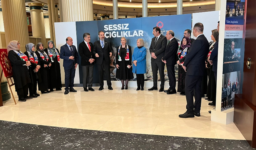 Sessiz Çığlıklar Millet Kütüphanesi’nde Gazze’ye umut oldu