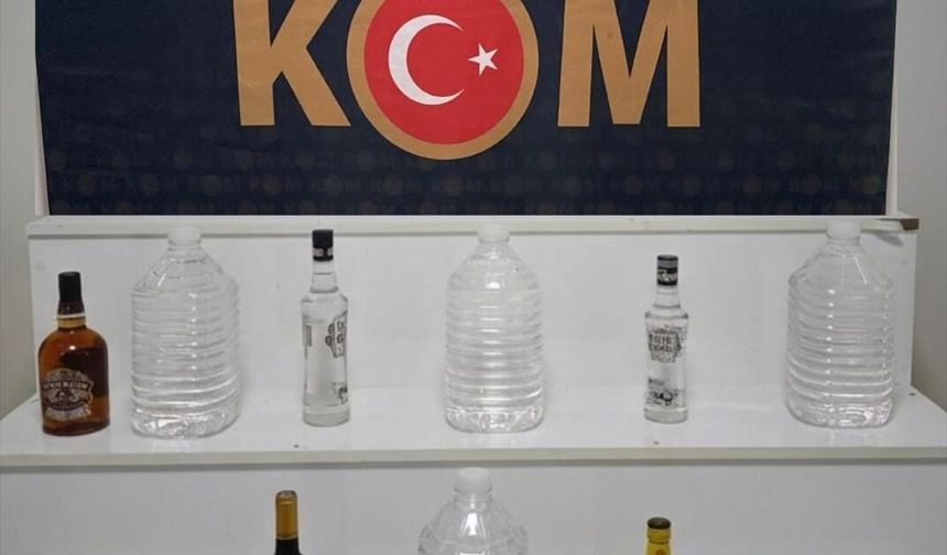 Kırşehir'de kaçak alkol operasyonu: 1 yakalama