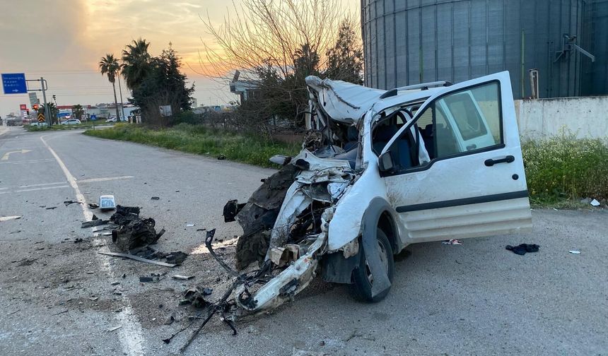 Adana'da Korkutan Kaza