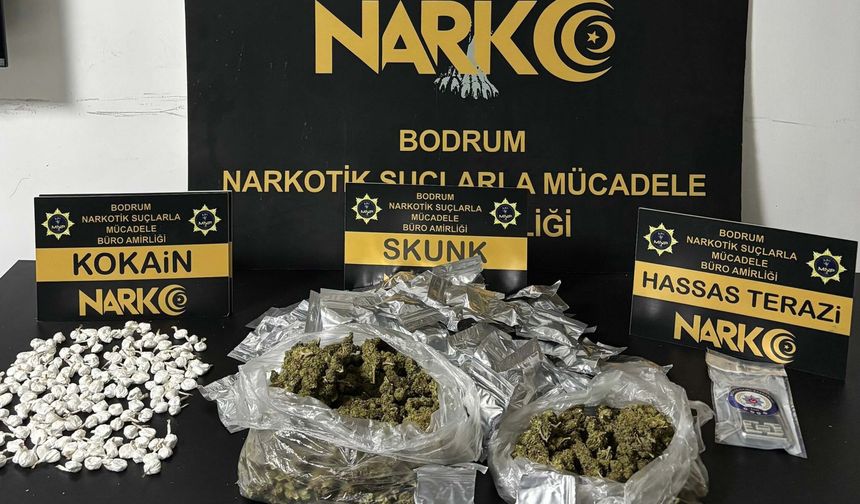 Bodrum'da uyuşturucu operasyonu: 3 tutuklama