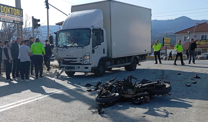 Burdur'da motosikletiyle kaza yapan Goncagül öldü