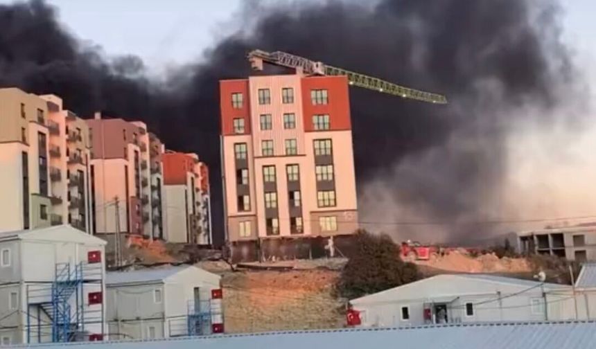 Hatay'da korkutan yangın!