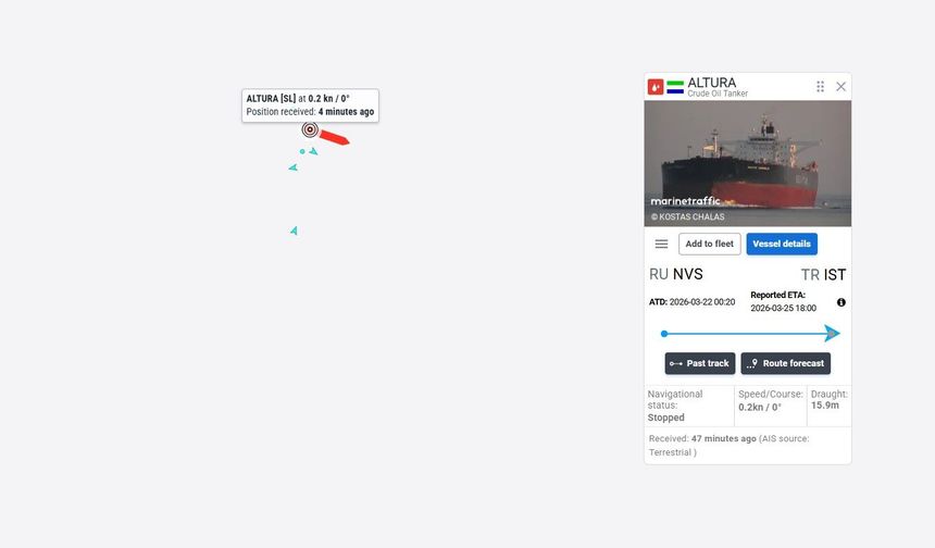 Karadeniz açıklarında vurulan Türk petrol tankerinden yardım talebi