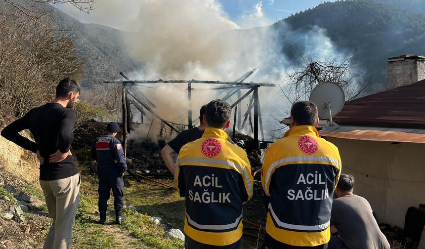 Kastamonu'da korkutan yangın