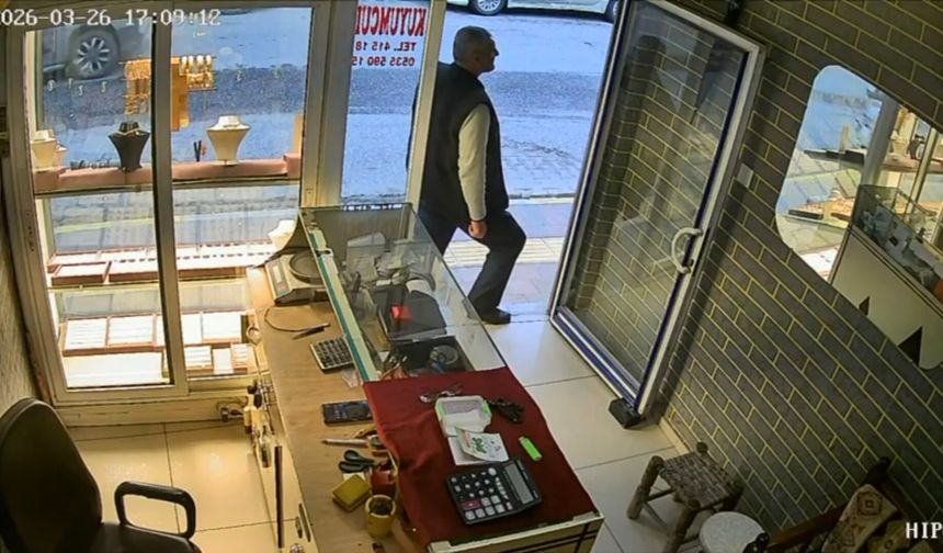 Kuyumcudan 60 bin liralık yüzüğü alıp kaçtı