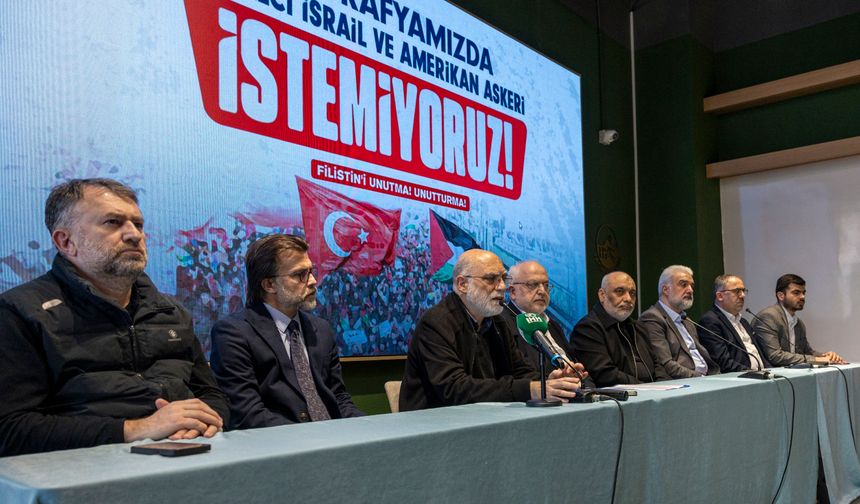 STK'lardan Orta Doğu'daki gelişmelere ilişkin açıklaması