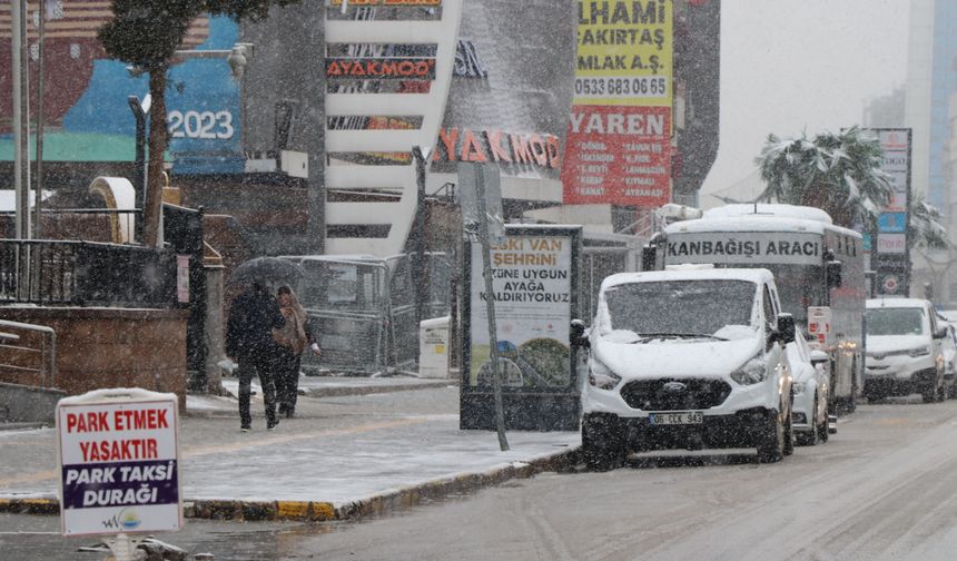 Van mart sonu beyaza büründü