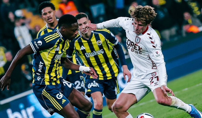 Fenerbahçe'den uzatmada müthiş geri dönüş