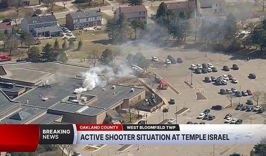 Michigan’daki Temple Israel Sinagogu’na saldırı: Polis şüpheliyi arıyor