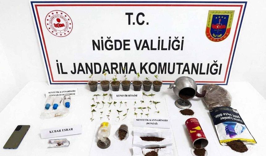 Niğde'de Uyuşturucu Operasyonu