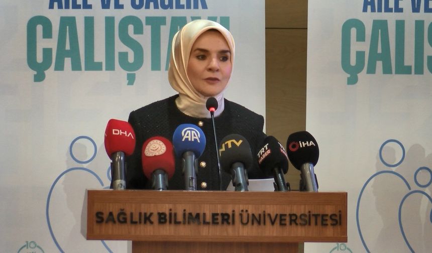 Bakan Göktaş Aile ve Sağlık Çalıştayı'nda konuştu