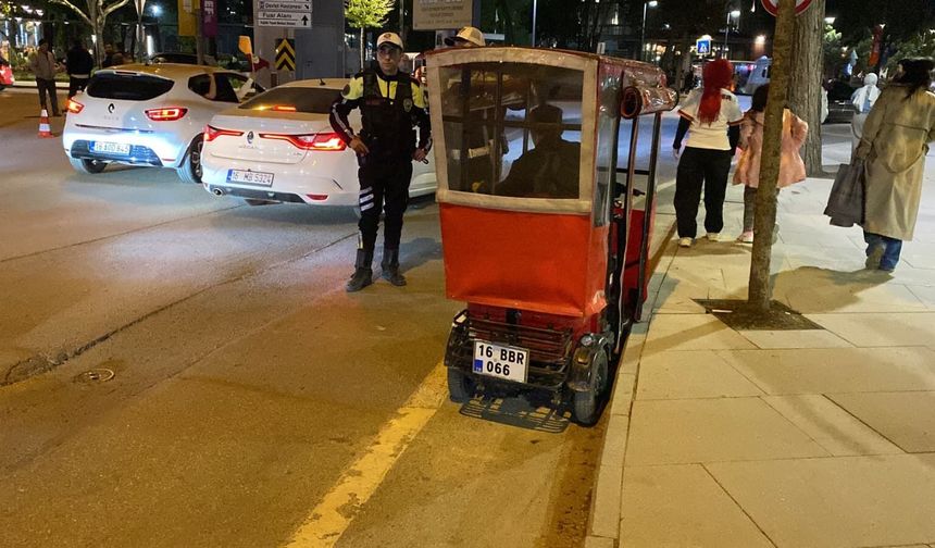 Bursa'da alkollü sürücü cezadan kaçamadı