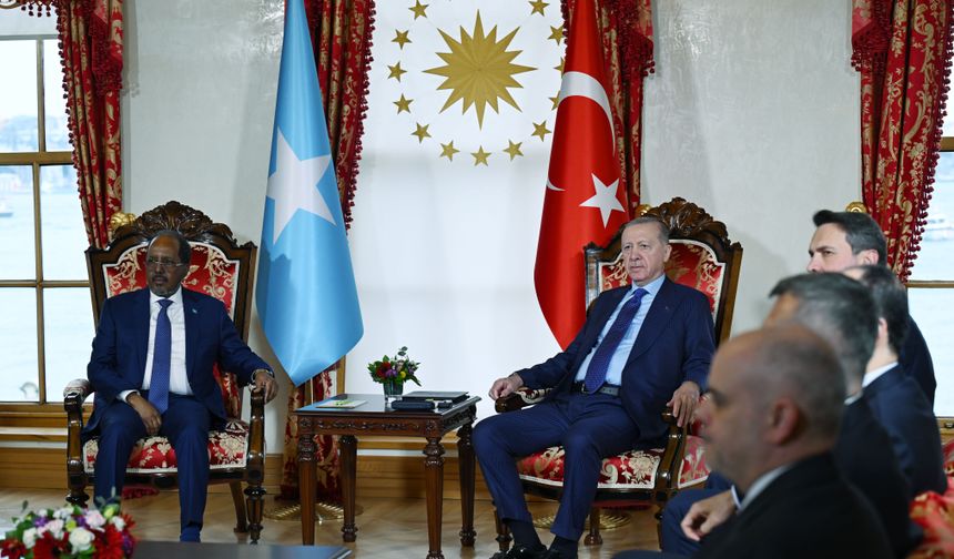 Cumhurbaşkanı Erdoğan, Somali Cumhurbaşkanı Hasan Şeyh Mahmud Görüştü