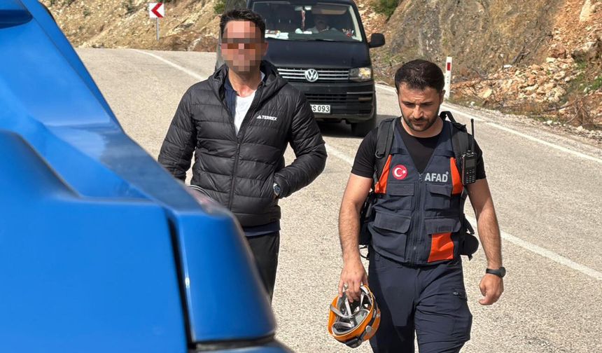 Dağda Kaybolan Kişi Dronla Bulundu