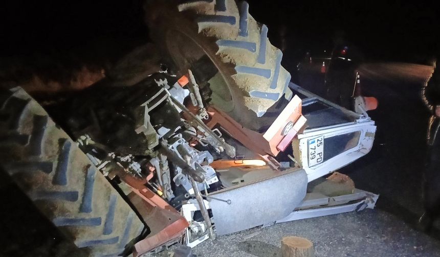 Erzurum'da korkutan kaza: 4 yaralı