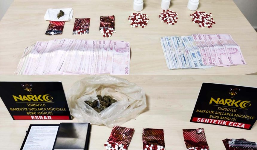 Manisa'daki uyuşturucu operasyonunda 2 kişi tutuklandı