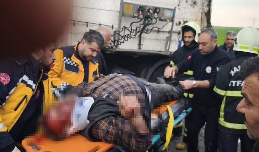 Mardin'de feci TIR kazası